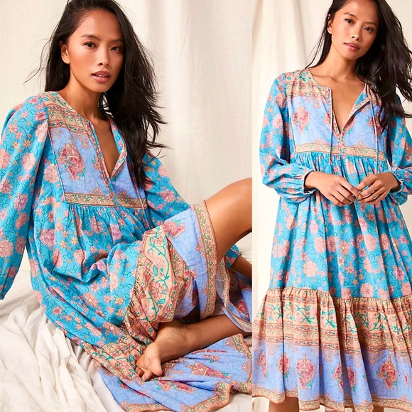 🌺🎉HP🎉🌺 NWT Spell & The Gypsy Love Story Boho Dress - Picture 5 of 16